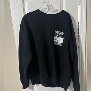 Vandy Black Crewneck Sweater
